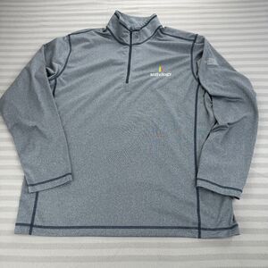 The North Face Shirt Mens XL Gray Fleece 1/4 Zip Anthology Logo